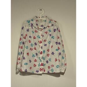 Vintage Floral Button Down